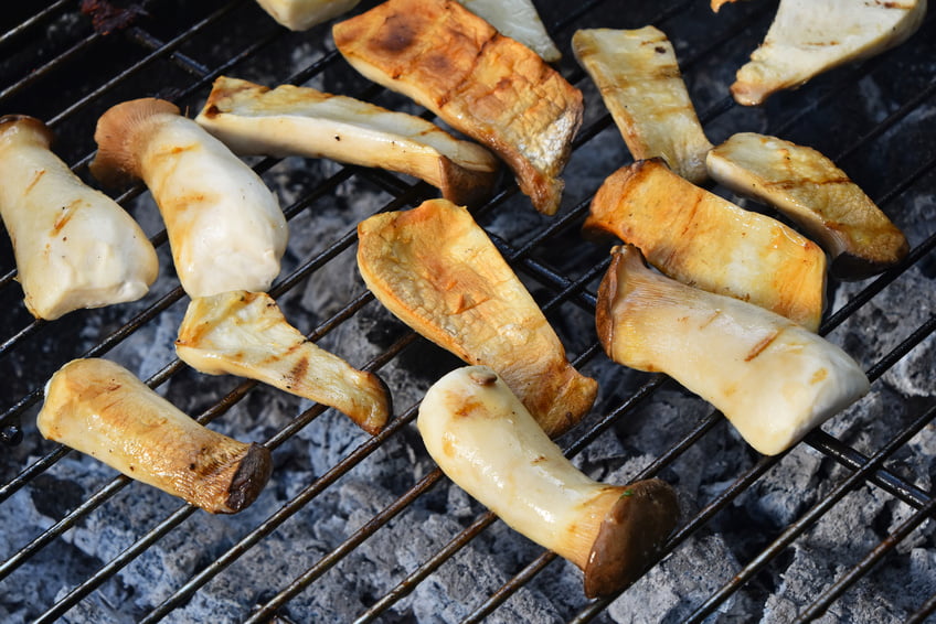 Pilze auf den Grill, fertig los!
